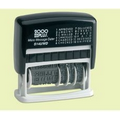 2000Plus Printer Self Inking Dater Rectangle Non Customizable Stamp (5/32"x1 3/4")